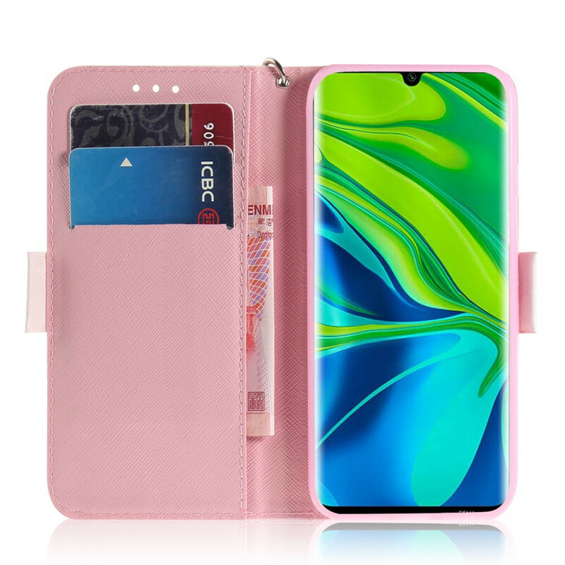Housse Xiaomi Mi 10 / 10 Pro Amis Chats à Lanière Housse Xiaomi Mi 10 / 10 Pro Amis Chats à Lanière