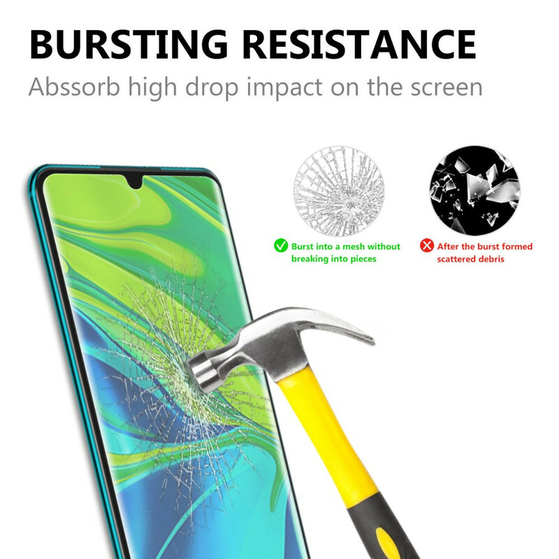 Protection en verre trempé pour Xiaomi Mi Note 10 / 10 Pro Protection en verre trempé pour Xiaomi Mi Note 10 / 10 Pro