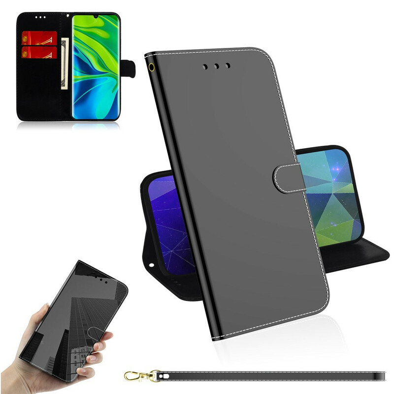 Housse Xiaomi Mi 10 / 10 Pro Simili Cuir Couverture MIroir Housse Xiaomi Mi 10 / 10 Pro Simili Cuir Couverture MIroir