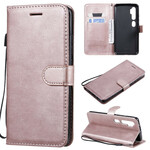 Housse Xiaomi Mi Note 10 / Note 10 Pro Style Cuir à Lanière