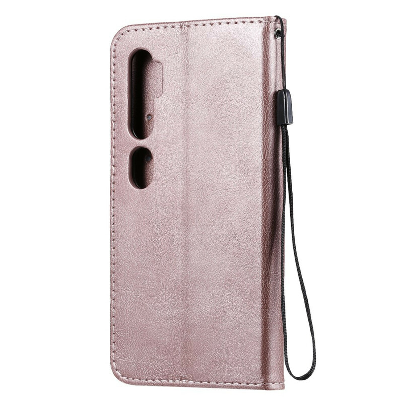 Housse Xiaomi Mi Note 10 / Note 10 Pro Style Cuir à Lanière