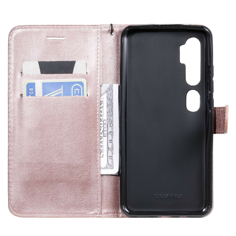 Housse Xiaomi Mi Note 10 / Note 10 Pro Style Cuir à Lanière