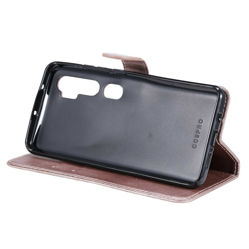 Housse Xiaomi Mi Note 10 / Note 10 Pro Style Cuir à Lanière