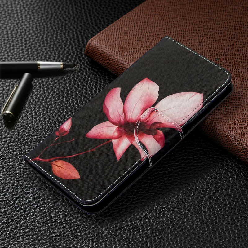 Housse Huawei P40 Lite Fleur Rose