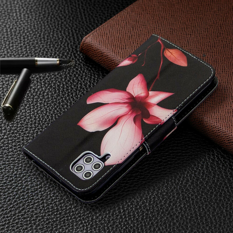 Housse Huawei P40 Lite Fleur Rose Housse Huawei P40 Lite Fleur Rose