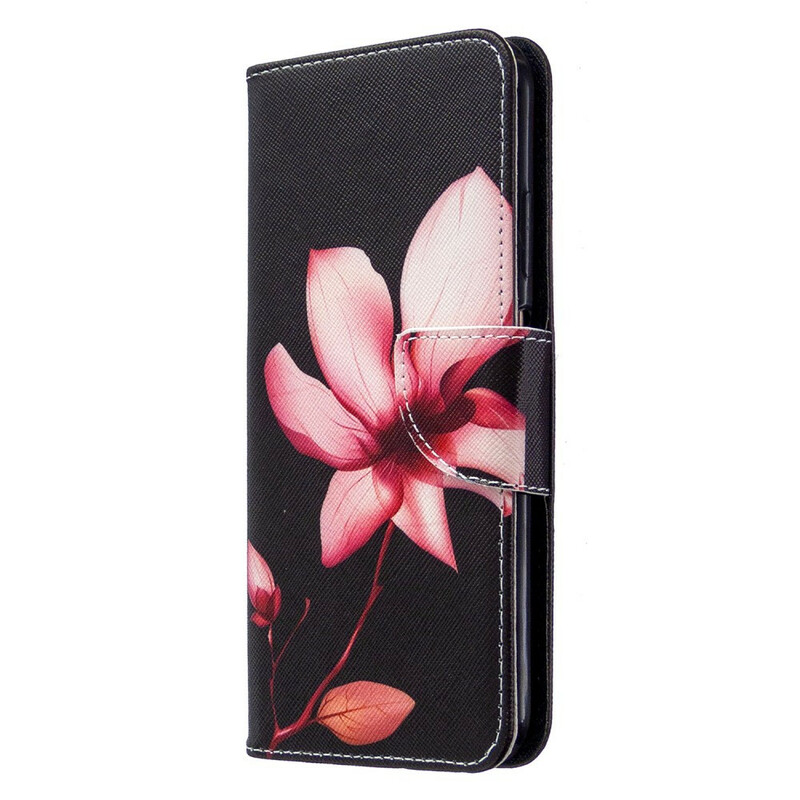 Housse Huawei P40 Lite Fleur Rose Housse Huawei P40 Lite Fleur Rose