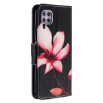 Housse Huawei P40 Lite Fleur Rose Housse Huawei P40 Lite Fleur Rose