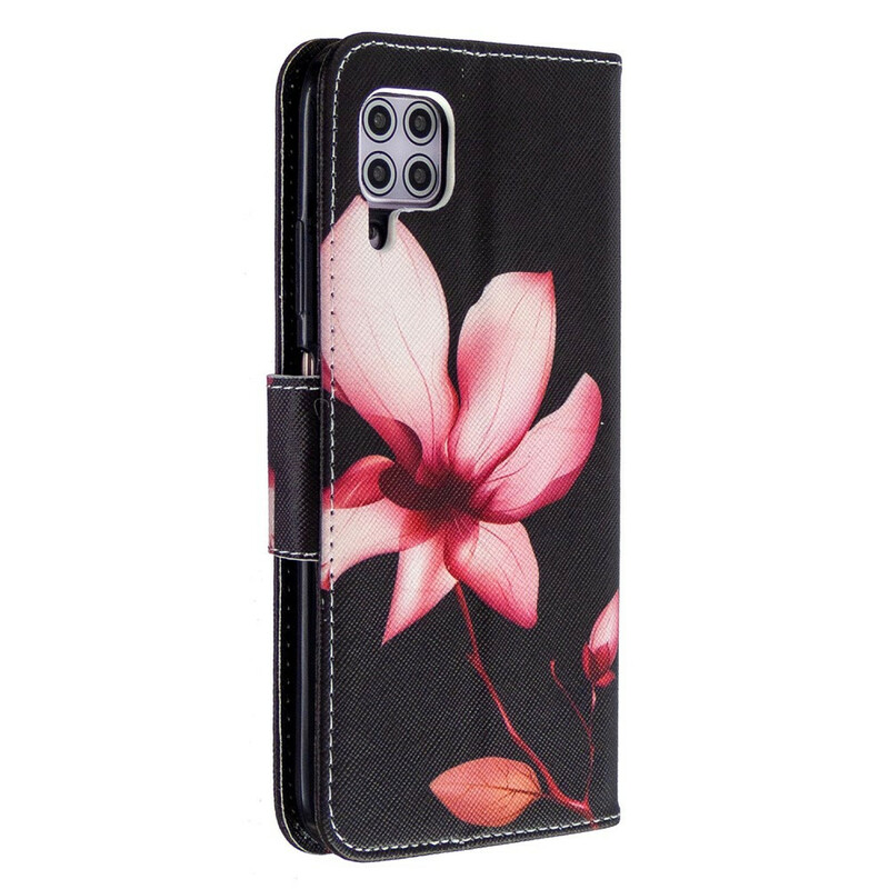 Housse Huawei P40 Lite Fleur Rose Housse Huawei P40 Lite Fleur Rose
