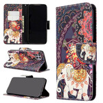 Housse Huawei P40 Lite Mandala Éléphants Ethniques Housse Huawei P40 Lite Mandala Éléphants Ethniques