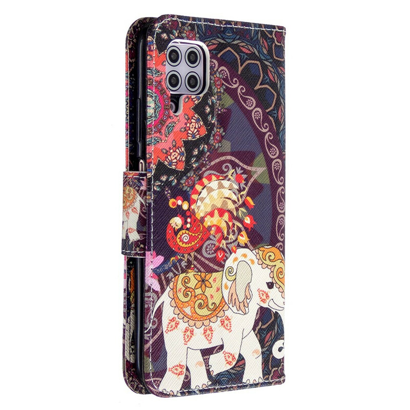 Housse Huawei P40 Lite Mandala Éléphants Ethniques Housse Huawei P40 Lite Mandala Éléphants Ethniques