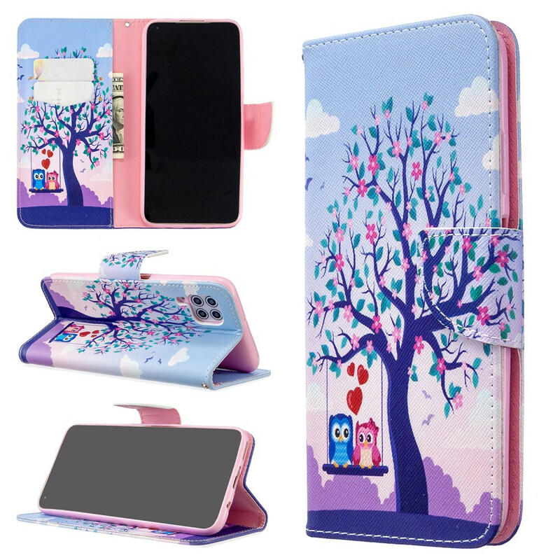 Housse Huawei P40 Lite Hiboux Sur La Balançoire Housse Huawei P40 Lite Hiboux Sur La Balançoire