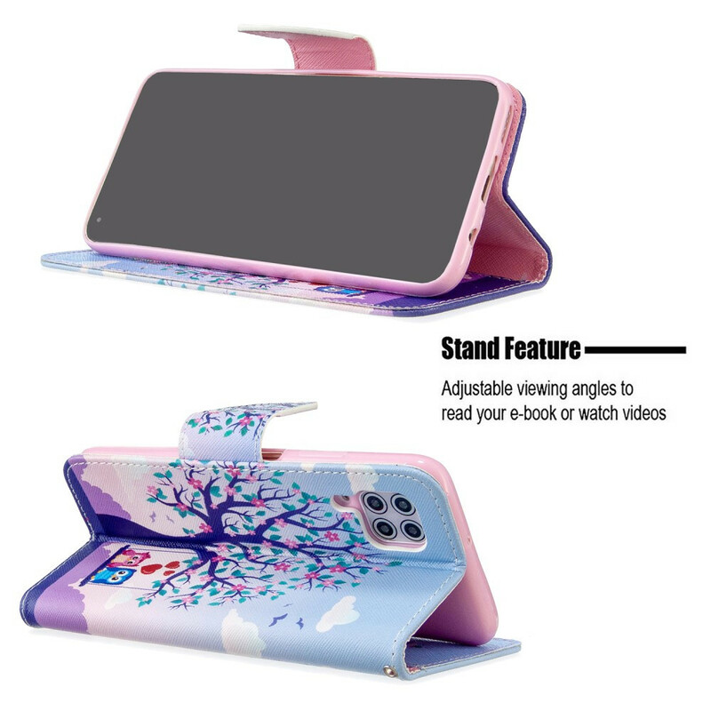 Housse Huawei P40 Lite Hiboux Sur La Balançoire Housse Huawei P40 Lite Hiboux Sur La Balançoire