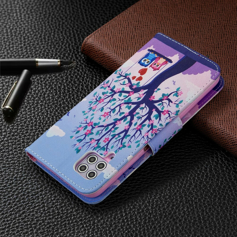 Housse Huawei P40 Lite Hiboux Sur La Balançoire Housse Huawei P40 Lite Hiboux Sur La Balançoire