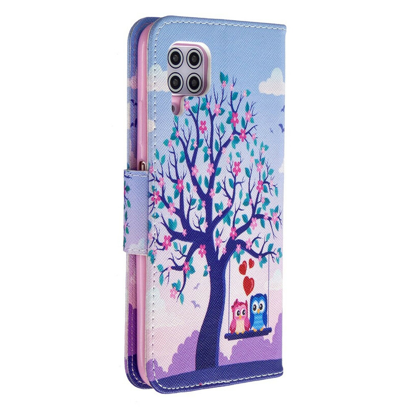 Housse Huawei P40 Lite Hiboux Sur La Balançoire Housse Huawei P40 Lite Hiboux Sur La Balançoire
