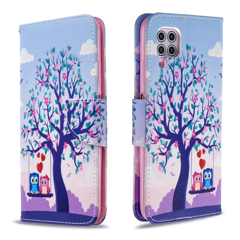 Housse Huawei P40 Lite Hiboux Sur La Balançoire Housse Huawei P40 Lite Hiboux Sur La Balançoire