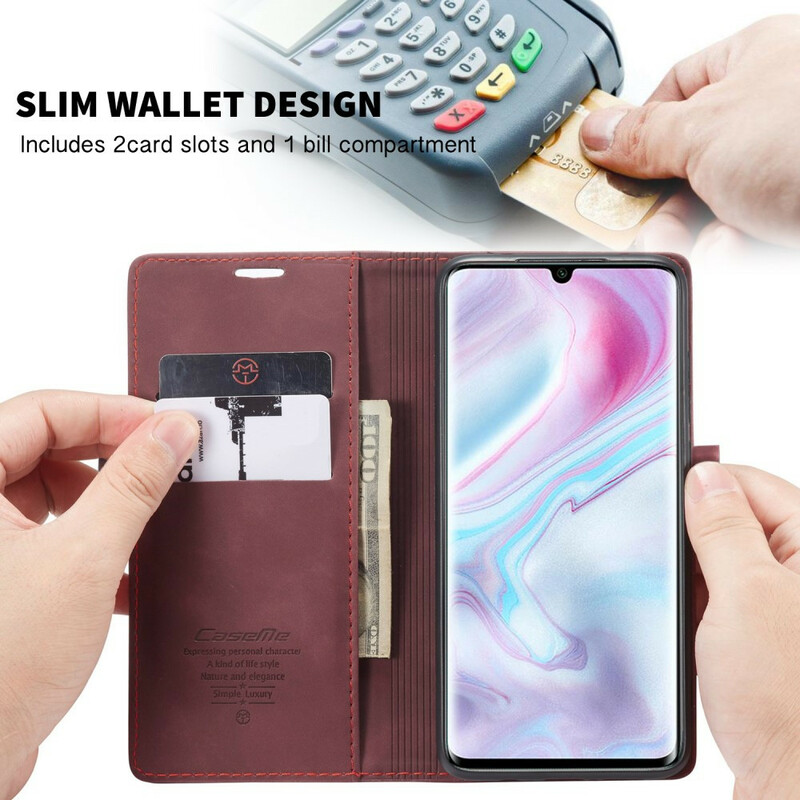 Flip Cover Xiaomi Mi Note 10 / Note 10 Pro CASEME Simili Cuir Flip Cover Xiaomi Mi Note 10 / Note 10 Pro CASEME Simili Cuir