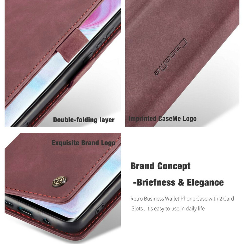 Flip Cover Xiaomi Mi Note 10 / Note 10 Pro CASEME Simili Cuir Flip Cover Xiaomi Mi Note 10 / Note 10 Pro CASEME Simili Cuir