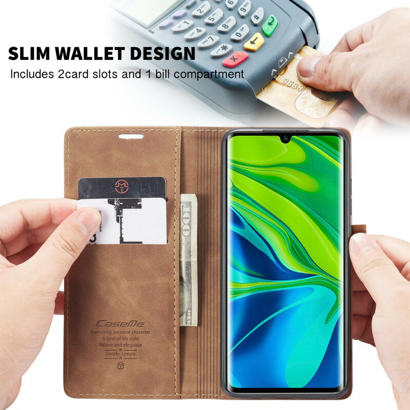 Flip Cover Xiaomi Mi Note 10 / Note 10 Pro CASEME Simili Cuir Flip Cover Xiaomi Mi Note 10 / Note 10 Pro CASEME Simili Cuir