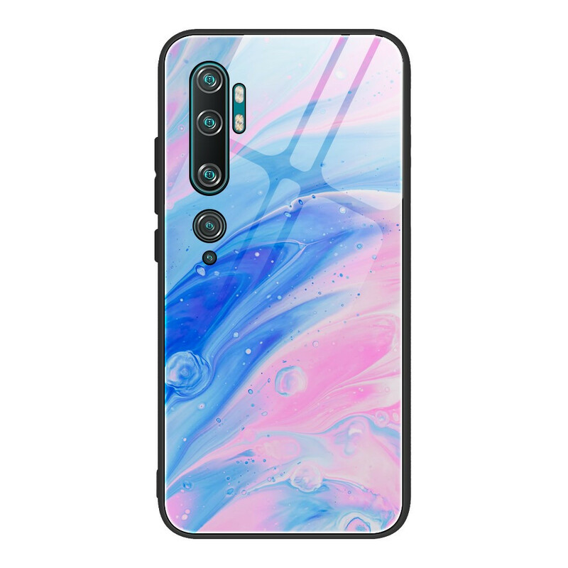 Coque Xiaomi Mi Note 10 Verre Trempé Marble Colors