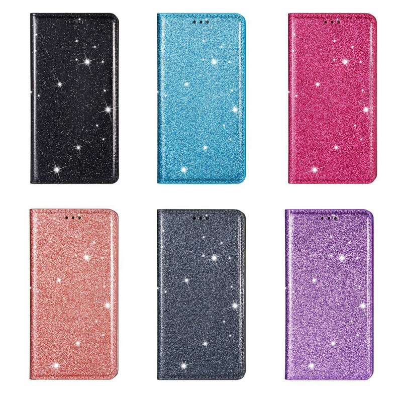 Flip Cover Huawei P40 Lite Style Paillettes Flip Cover Huawei P40 Lite Style Paillettes