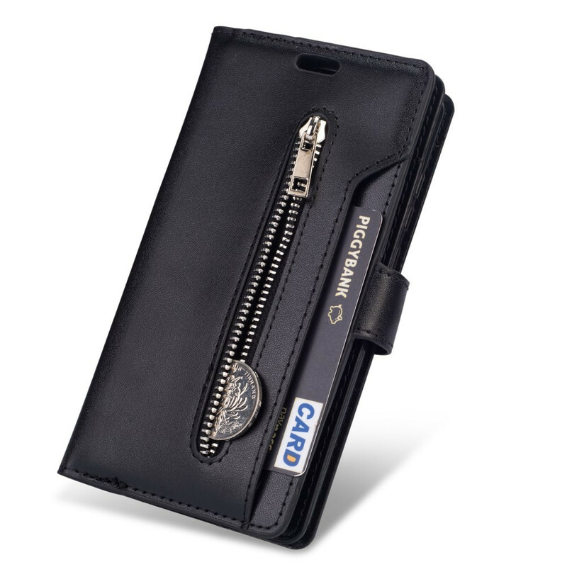 Housse Huawei P40 Lite Porte-Monnaie avec Lanière Housse Huawei P40 Lite Porte-Monnaie avec Lanière
