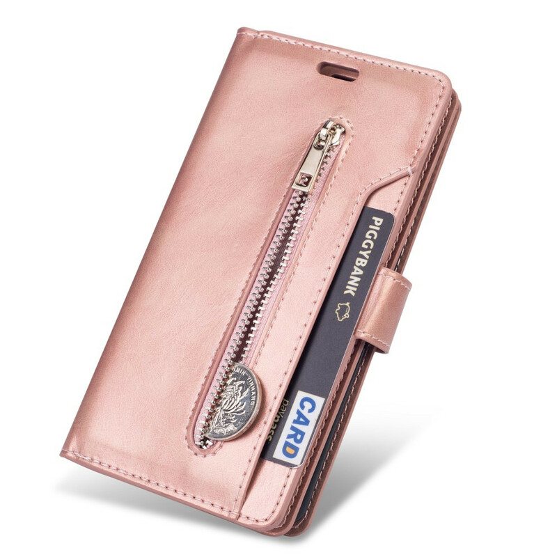 Housse Huawei P40 Lite Porte-Monnaie avec Lanière Housse Huawei P40 Lite Porte-Monnaie avec Lanière