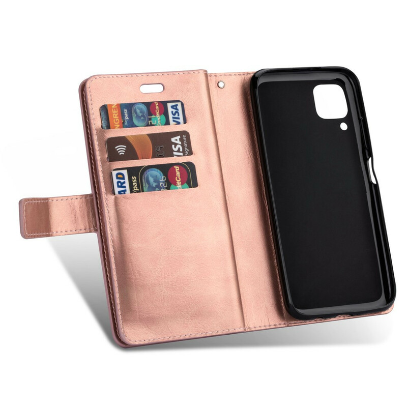 Housse Huawei P40 Lite Porte-Monnaie avec Lanière Housse Huawei P40 Lite Porte-Monnaie avec Lanière