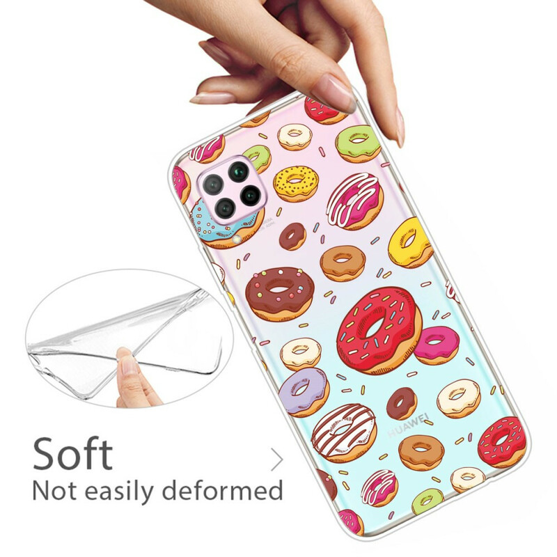 Coque Huawei P40 Lite Love Donuts