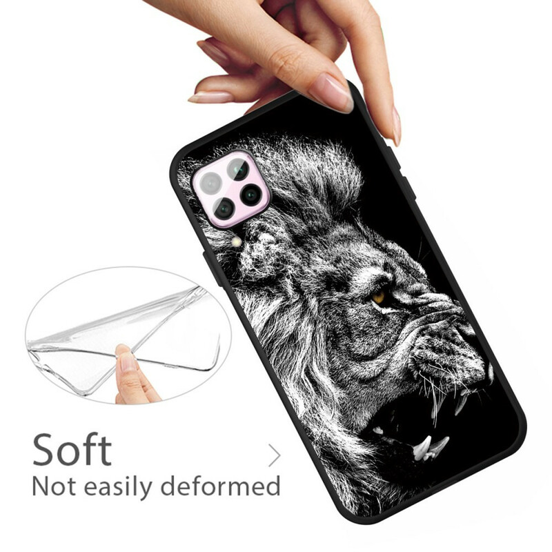 Coque Huawei P40 Lite Lion Féroce Coque Huawei P40 Lite Lion Féroce