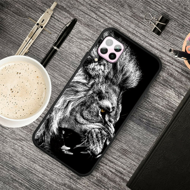 Coque Huawei P40 Lite Lion Féroce Coque Huawei P40 Lite Lion Féroce