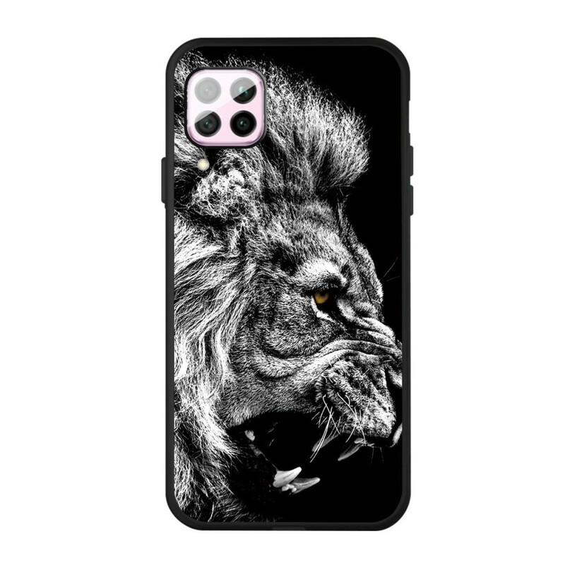 Coque Huawei P40 Lite Lion Féroce Coque Huawei P40 Lite Lion Féroce