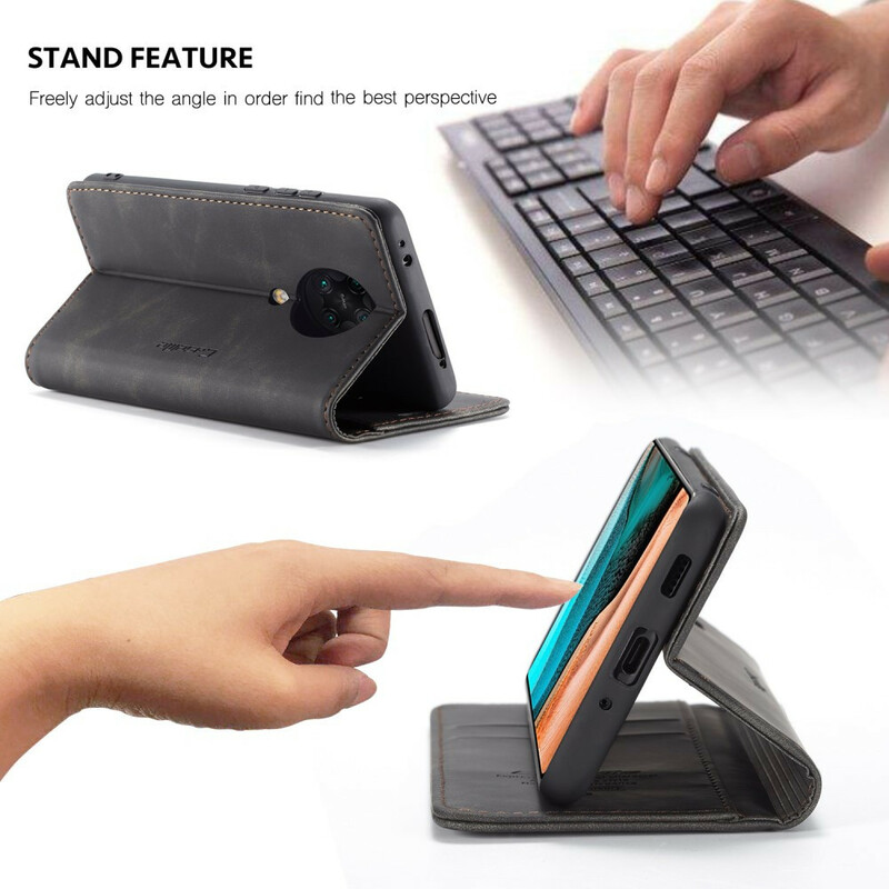 Flip Cover Xiaomi Poco F2 Pro CASEME Simili Cuir Flip Cover Xiaomi Poco F2 Pro CASEME Simili Cuir