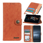 Housse Sony Xperia 10 II Simili Cuir Fendu Rétro KHAZNEH Housse Sony Xperia 10 II Simili Cuir Fendu Rétro KHAZNEH