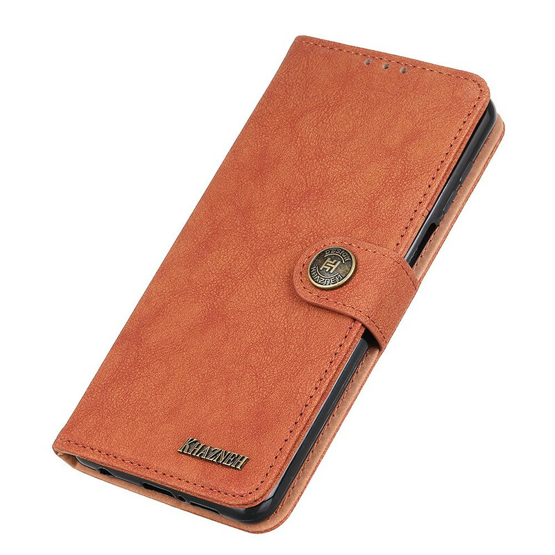 Housse Sony Xperia 10 II Simili Cuir Fendu Rétro KHAZNEH Housse Sony Xperia 10 II Simili Cuir Fendu Rétro KHAZNEH