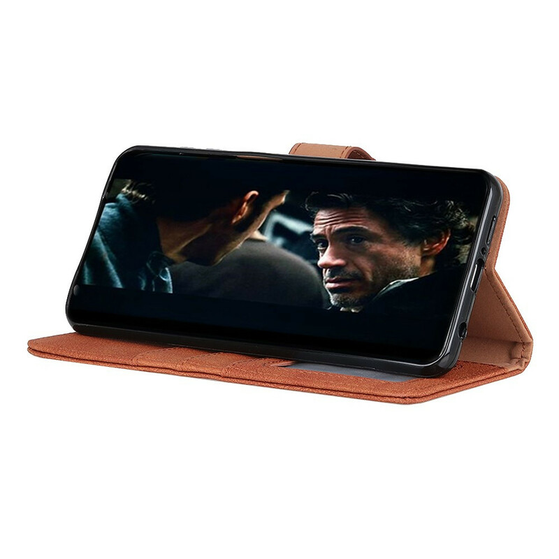 Housse Sony Xperia 10 II Simili Cuir Fendu Rétro KHAZNEH Housse Sony Xperia 10 II Simili Cuir Fendu Rétro KHAZNEH
