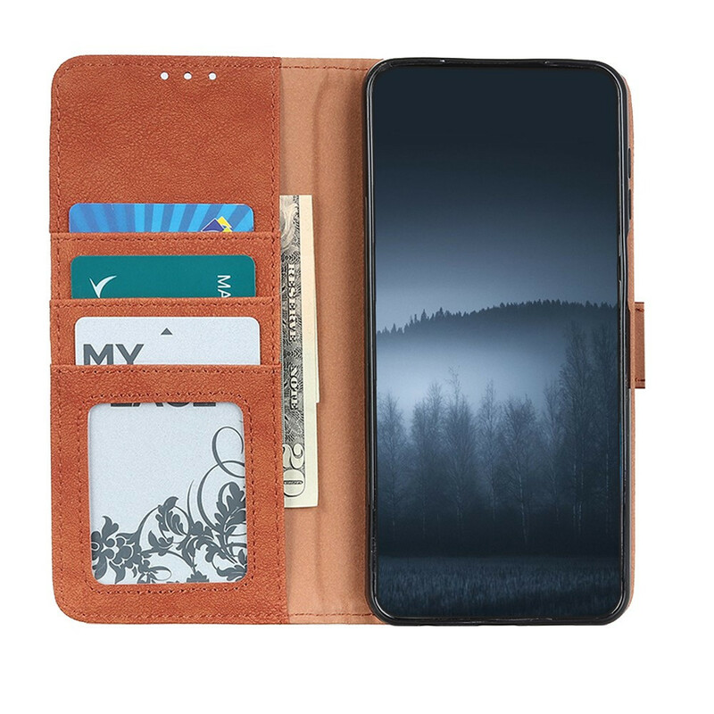 Housse Sony Xperia 10 II Simili Cuir Fendu Rétro KHAZNEH Housse Sony Xperia 10 II Simili Cuir Fendu Rétro KHAZNEH