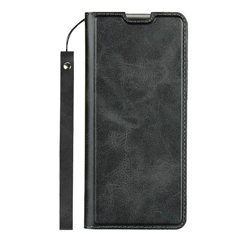 Flip Cover Sony Xperia 10 II Simili Cuir avec Lanière Flip Cover Sony Xperia 10 II Simili Cuir avec Lanière