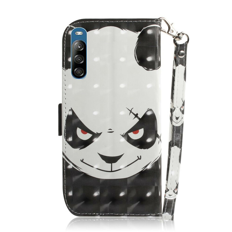 Housse Sony Xperia L4 Angry Panda à Lanière