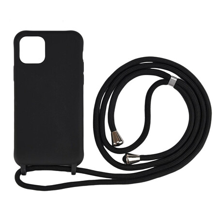 Coque iPhone 11 Silicone et Cordon Pratique
