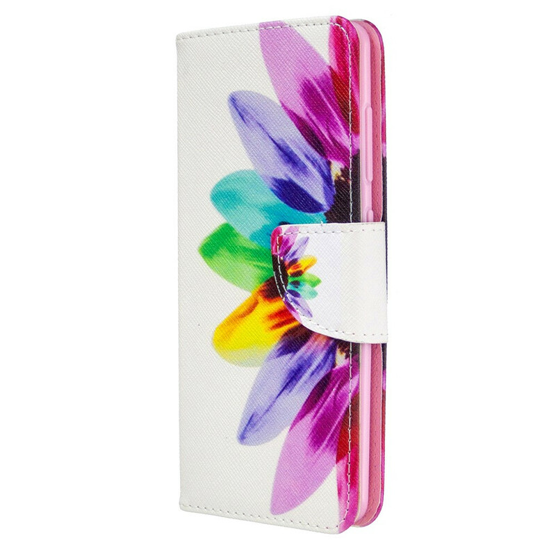 Housse Samsung Galaxy A41 Fleur Aquarelle Housse Samsung Galaxy A41 Fleur Aquarelle