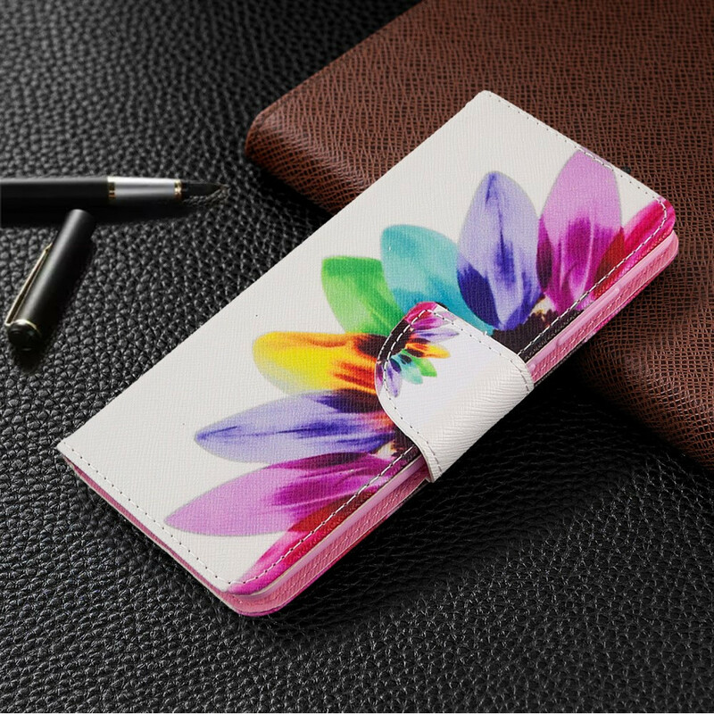 Housse Samsung Galaxy A41 Fleur Aquarelle Housse Samsung Galaxy A41 Fleur Aquarelle