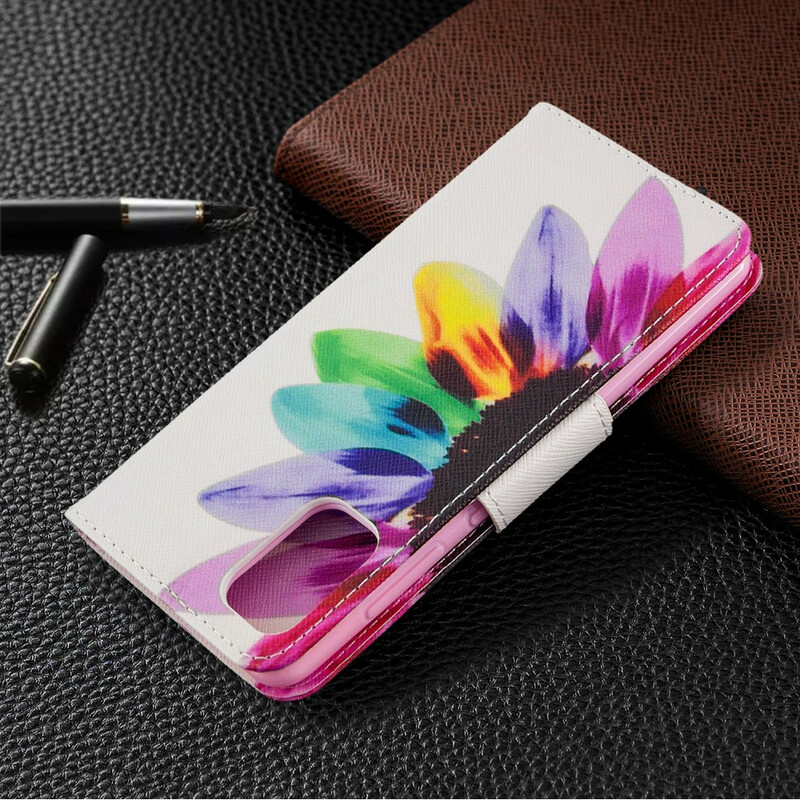 Housse Samsung Galaxy A41 Fleur Aquarelle Housse Samsung Galaxy A41 Fleur Aquarelle
