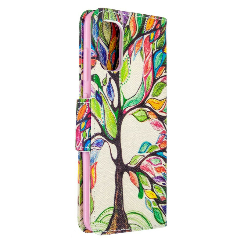 Housse Samsung Galaxy A41 Arbre Coloré