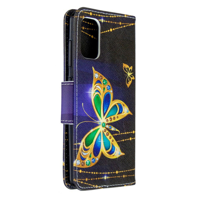 Housse Samsung Galaxy A41 Papillons Rois Housse Samsung Galaxy A41 Papillons Rois
