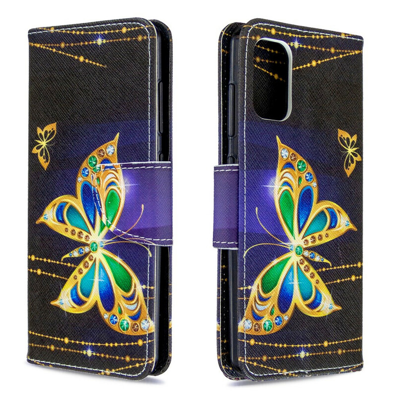 Housse Samsung Galaxy A41 Papillons Rois Housse Samsung Galaxy A41 Papillons Rois
