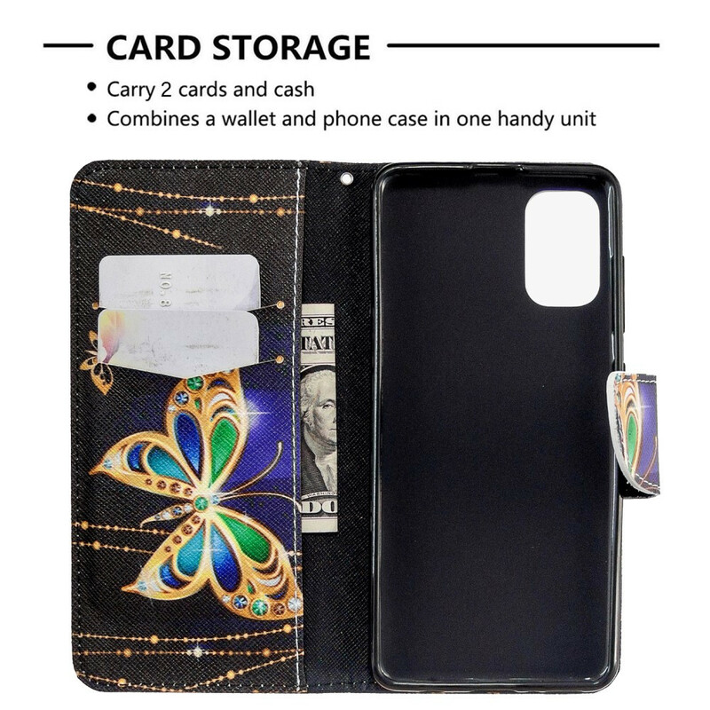 Housse Samsung Galaxy A41 Papillons Rois Housse Samsung Galaxy A41 Papillons Rois