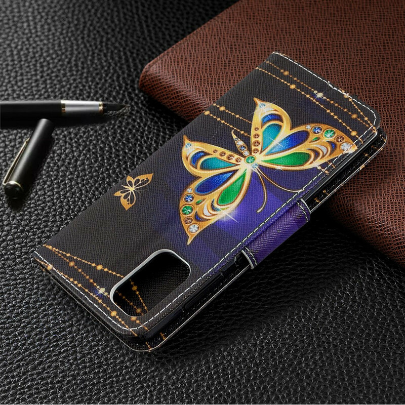 Housse Samsung Galaxy A41 Papillons Rois Housse Samsung Galaxy A41 Papillons Rois