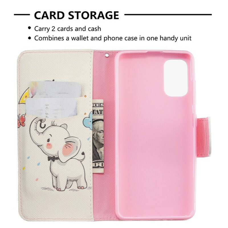 Housse Samsung Galaxy A41 Bébé Éléphant Housse Samsung Galaxy A41 Bébé Éléphant
