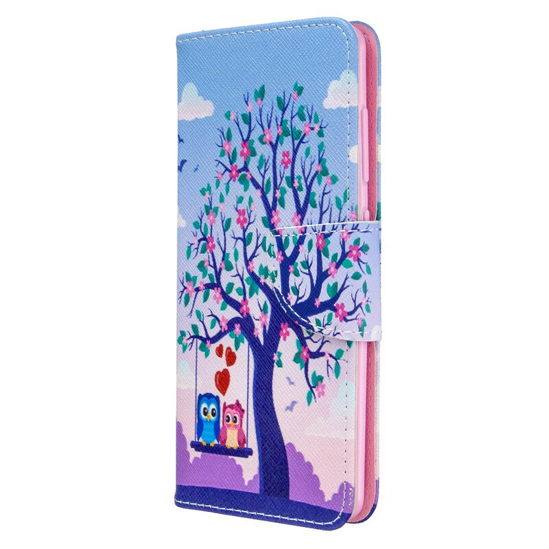 Housse Samsung Galaxy A41 Hiboux Sur La Balancoire Housse Samsung Galaxy A41 Hiboux Sur La Balancoire