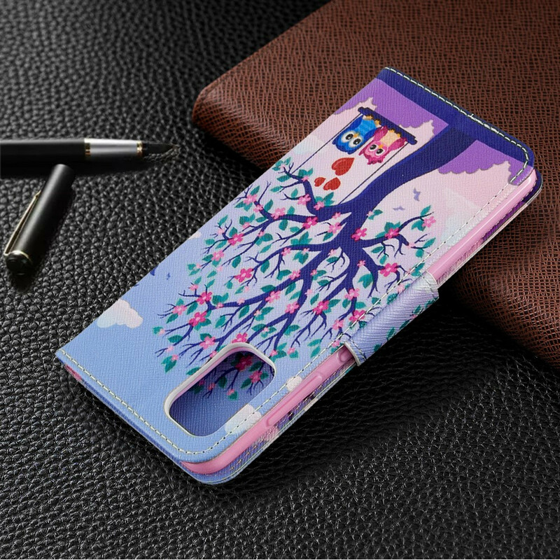 Housse Samsung Galaxy A41 Hiboux Sur La Balancoire Housse Samsung Galaxy A41 Hiboux Sur La Balancoire